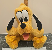 Disney Mickey Mouse  Friends Pluto Medium Plush Stuffed Animal 14-24 in