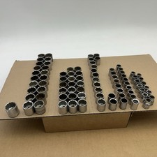 Large Lot 87pc Vtg Craftsman V Series 126 Pt Socket Set 38 Dr. Sae 38-34 Large Lot 87pc Vtg Craftsman V Series 126 Pt Socket Set 38 Dr. Sae 38-34