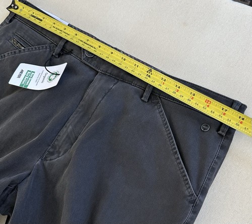 Meyer Chicago Trousers Men Size 52 US 36 X 33 Dark Grey Organic Cotton Pant $295 - Picture 17 of 24