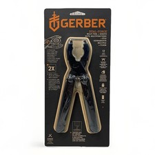 Gerber Dual Force Multi-Tool 12-in-1 Black Pliers Heavy Duty  Sheath Cutter New