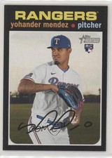 2020 Topps Heritage High Number Yohander Mendez #650 0g0