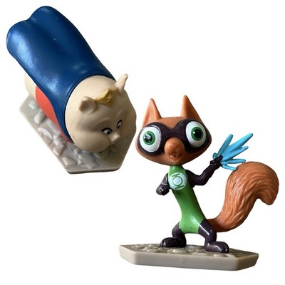 DC League of Super-Pets PB the Potbelly Pig Chip the Squirrel Micro Figures 2022