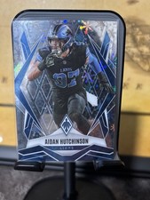 Panini 2025 Phoenix Silver Winter Prizm Aidan Hutchinson #21 Detroit Lions