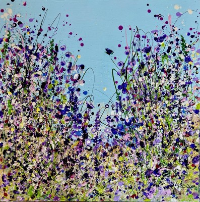 Original STRUKTURIERTES ABSTRAKTES ACRYL Gemälde auf 60 x 60 cm Leinwand von dianeplantart