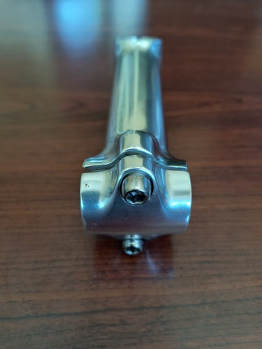 Bianchi Threadless Stem, 130mm*, 26mm, 1", Silver/Chrome - Picture 2 of 9