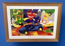 ♣️  UGO NESPOLO serigrafia + cornice 55x40 cm