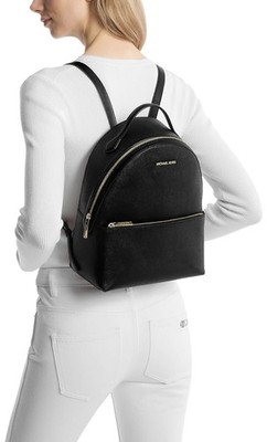  Michael Kors Damen Rucksack Tasche MK Sheila MD PKT Backpack Schwarz neu