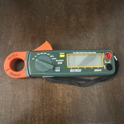 EXTECH 380940 AC/DC Current Clamp Meter No Leads