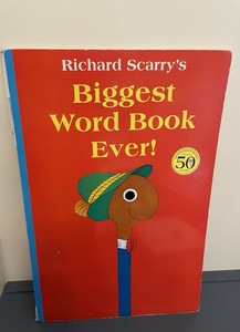 Richard Scarry Biggest Word Book Ever | eBay