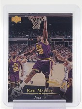 KARL MALONE 1995-96 UPPER DECK ELECTRIC COURT GOLD JAZZ #69 Q0M-612