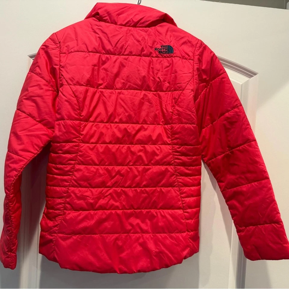 Chaqueta acolchada The North Face rosa y azul marino niñas M-10/12 Foto 4 de 4
