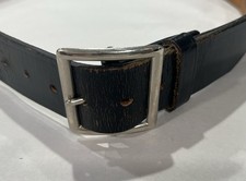 Vintage US Uniform Co. Law Enforcement Mid-Century Black Garrison Duty Belt 40"