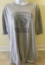 UNIVERSITY OF VIRGINIA UVA CAVALIERS Grey Short Sleeve Tee T Shirt L XL EUC