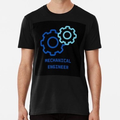 Mechanical Engineer Gears Logo Size S to 5XL Made in the USA T-Shirt