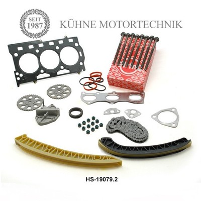 HS-19079.2 Zylinderkopfdichtung Satz  Steuerkette für VW Skoda  Seat 1,2 AZQ BZG