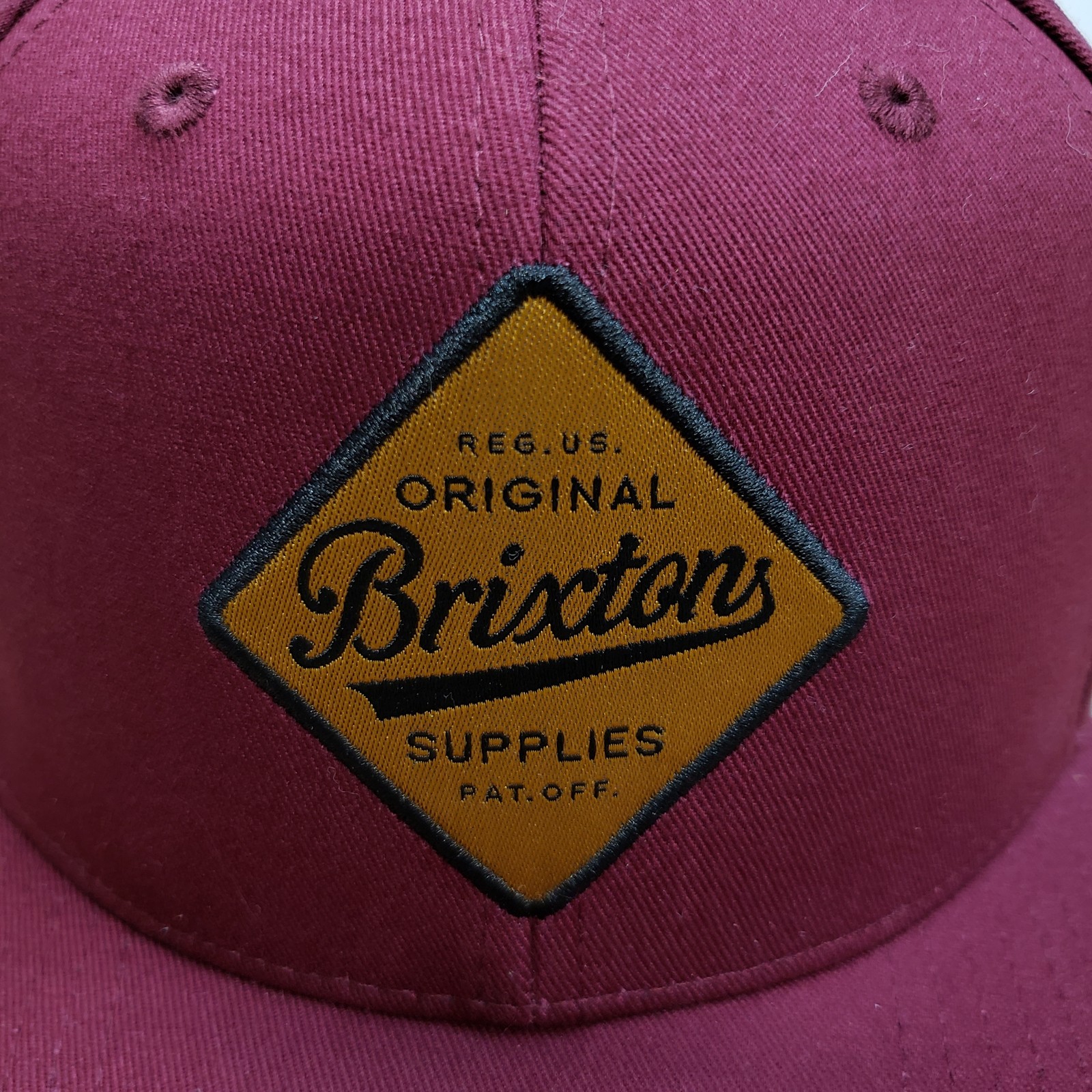 Brixton Hat Cap Snap Back Patch Original Supplies… - image 2
