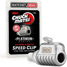 SKÖG Chuck Mates™ Platinum Quick-Connect Tire Inflator with RatchetSeal™