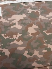 Fabric Camo Camouflage Cotton 67x42 One Piece