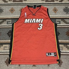 Dwyane Wade Miami Heat Jersey Youth XL Reebok Red NBA D2