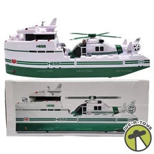 2023 Hess 90th Anniversary Collectors Edition Ocean Explorer and Helicopter NEW
