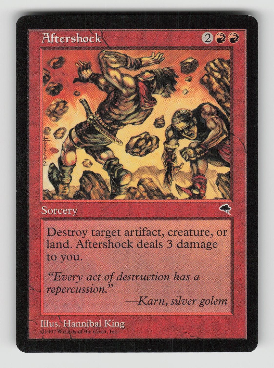 Aftershock 160 Common Tempest Magic: The Gathering Near Mint