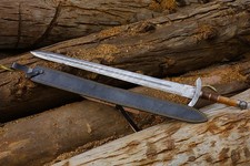 Hand Forged Damascus Longsword – Medieval Knight Sword – Fantasy Battle Ready