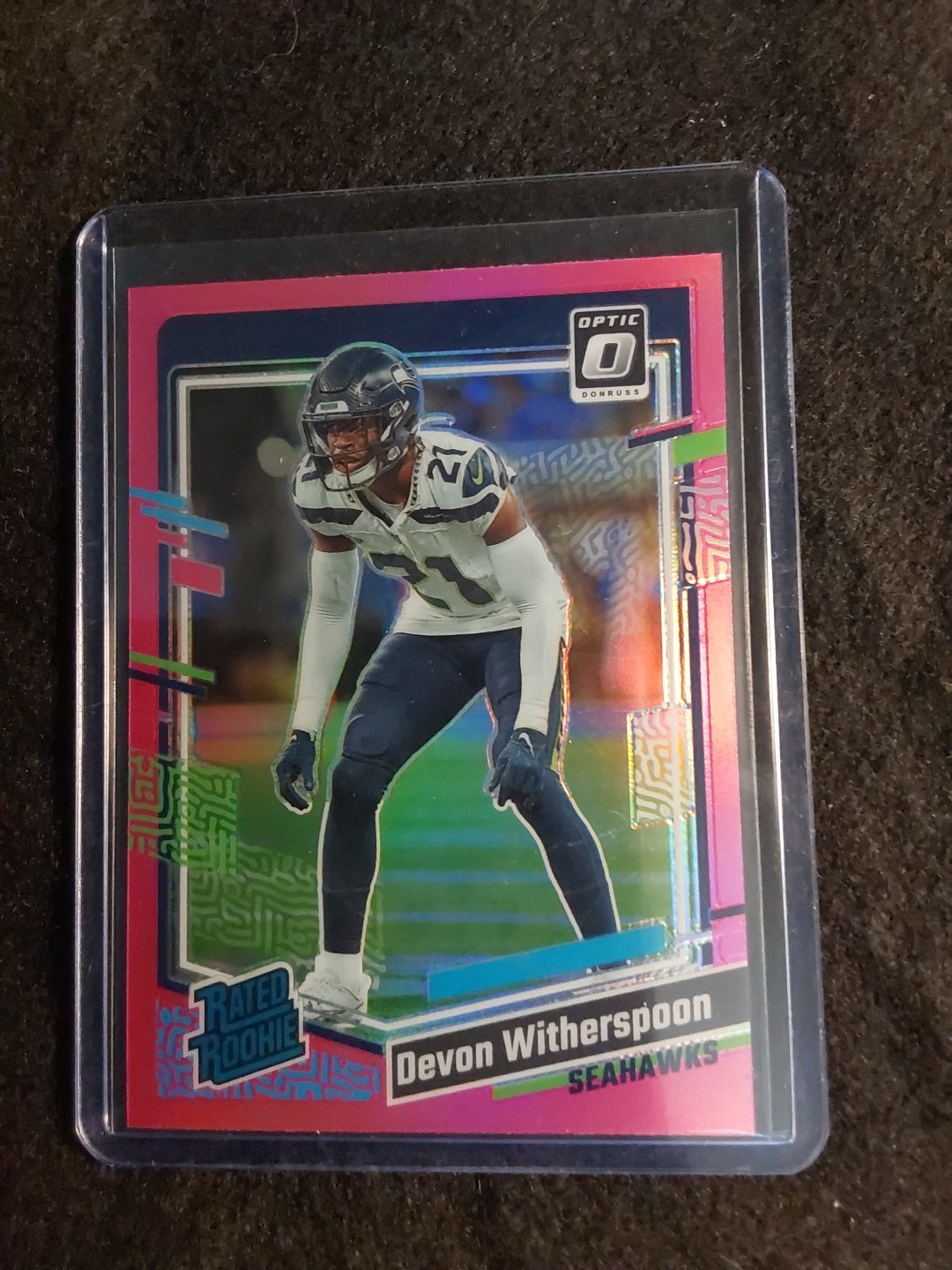 2023 Panini Donruss Optic - Rated Rookie Devon Witherspoon #292 Pink Prizm (RC)