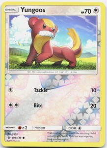 Yungoos 109/149 Common Reverse Holo SM Base Set
