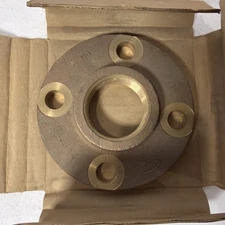 Nibco 775 2” Threaded Brass 4 Bolt Flange