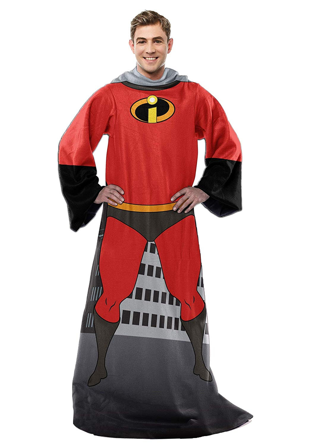 Disney Incredibles 2 - это семейное удобное одеяло для взрослых с рукавами