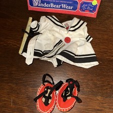 HOPPY VANDERHARE Wear Outfit All Paws On Deck 1991 NIP Clothes-Muffy Vanderbear