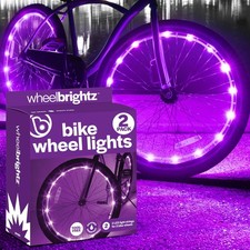 Brightz Bike Wheel Lights 2-Pack 2 Wheel Lights Purple