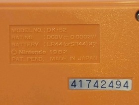 Nintendo Game & Watch Donkey Kong Multi Screen Handheld Game 1982