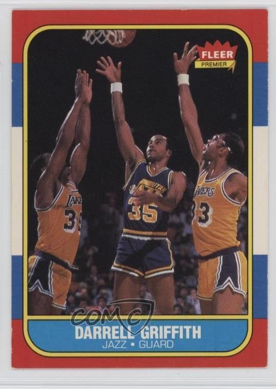 1986-87 Fleer Darrell Griffith #42 1by