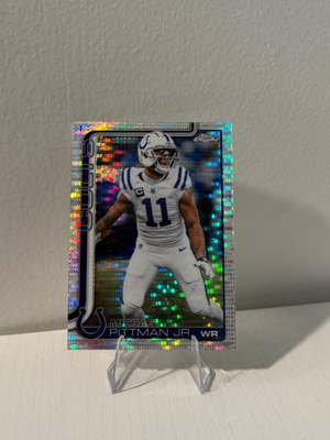 #ad 2025 Topps Chrome Football Michael Pittman Jr Pulsar Refractor #126 Colts $2.50