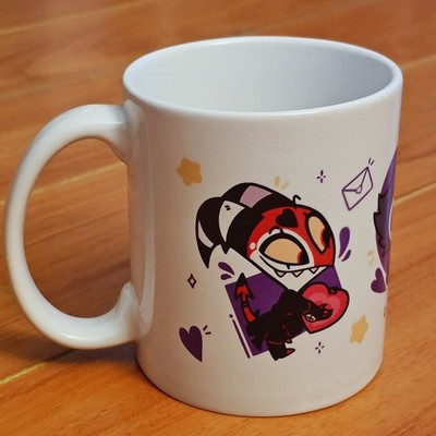 Vivziepop Sharkrobot 2022 LIMITED Valentine 12oz Mug Helluva Boss Hazbin Hotel