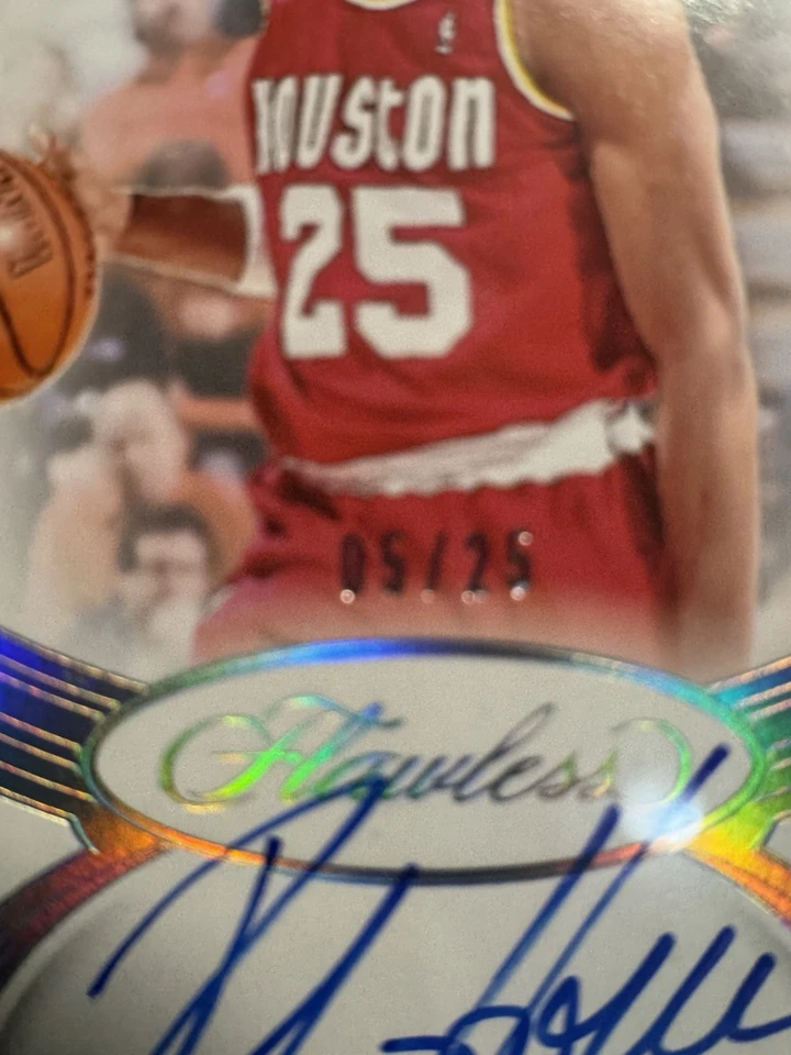 Robert Horry Houston Rockets 2024-25 Panini Flawless Autograph 5/25 - Image 3 of 4