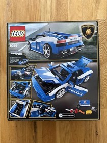 Lego Racers 8214 Lamborghini Polizia Police Gallardo New Factory Sealed Retired