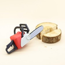Miniature Chainsaw Model Fairy Garden Accessories 1/12 Chainsaw