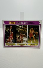 1981-82 Topps - Team Leaders Julius Erving, Maurice Cheeks, Caldwell Jones #59