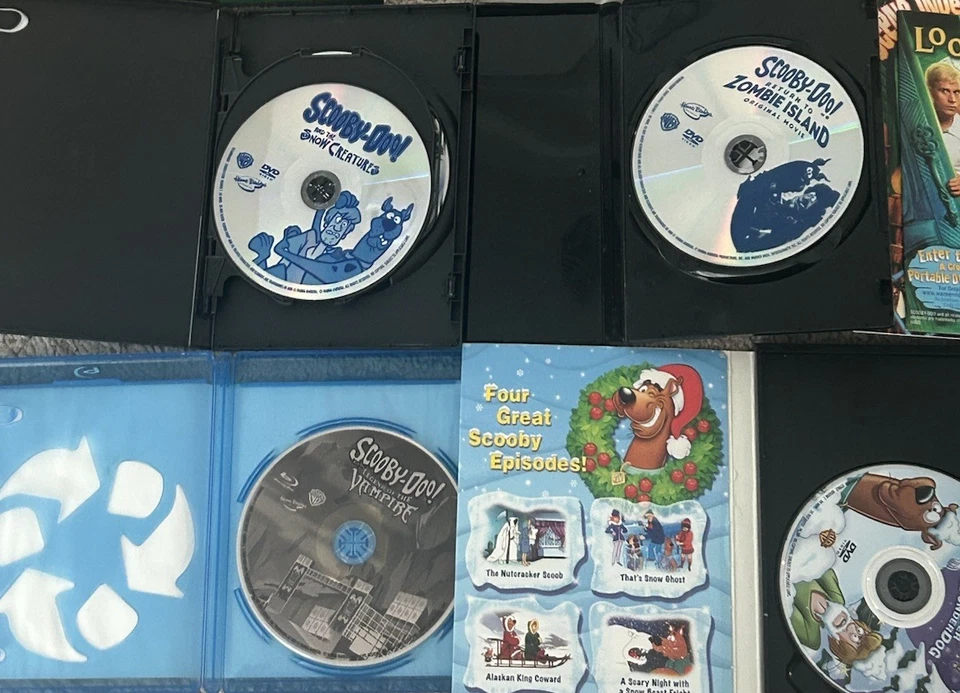 10 DVD & Bluray Lot - Scooby-Doo, Tom And Jerry, Yogi Bear - Cartoons - Classics - Image 3 of 4
