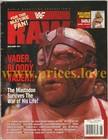 WWF RAW Wrestling Magazine May/June 1997 Vader w/ Sable POSTER WWE Tag Titles