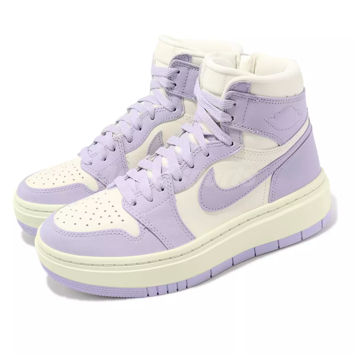 Nike Air Jordan 1 Elevate High Titanium Sail Purple Casual | eBay