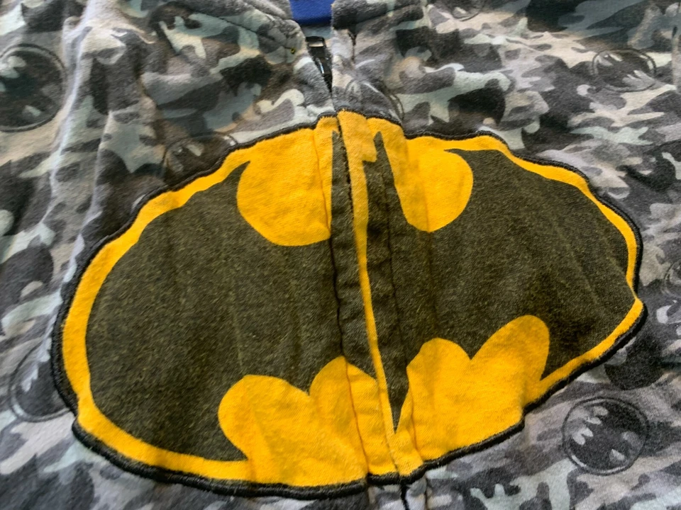 Batman Sudadera con Capucha Juvenil Cremallera Completa Manga Larga 2 Bolsillos Pequeña S 14 Foto 2 de 4