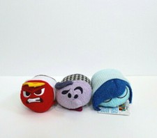 Disney Mini tsum tsum Inside Out Plush Characters 3.5" Lot of 3 NWT