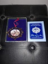 Vintage 1994 George Washington Masonic Commemorative Ornament 24K Gold Finish