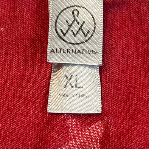 Camisa de salón Alternative Tank para mujer XL roja blanca estrellas espalda deportiva - Imagen 6 de 12