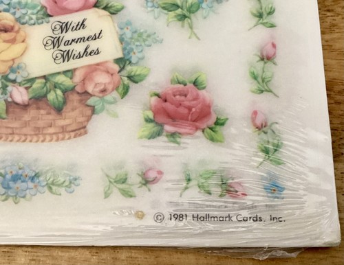 VTG 1981 Hallmark Rub-On Transfers, Victorian Roses/Flowers, 2 Sheets, NIP - Picture 2 of 4