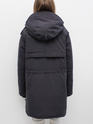 Women's CANADA GOOSE Gabriola Parka Down Puffer Jacket Coat Hooded Navy Size M - Picture 7 of 24