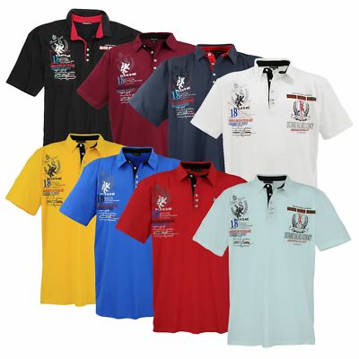Poloshirt Herren kurzarm Shirt Männer Polohemd Hemd Baumwolle Übergröße 3XL-8XL